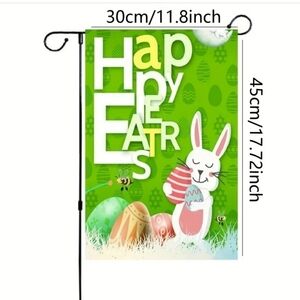 Happy Easter Garden Flag